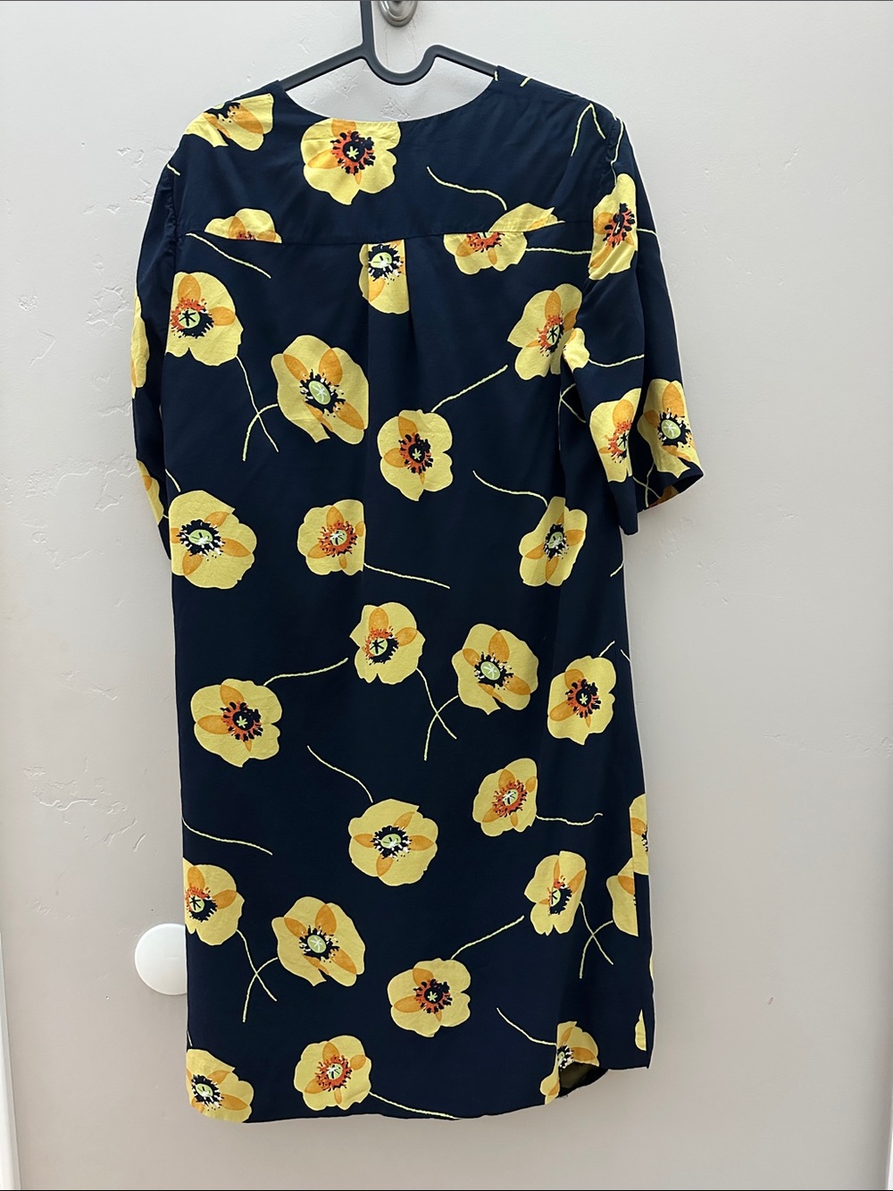 Hobbs London Faye Blue Floral Tunic Dress US Size 8 - Picture 4 of 4